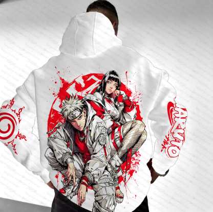 Unisex “NARUTO” Anime Graphic Streetwear Vintage Hoodie