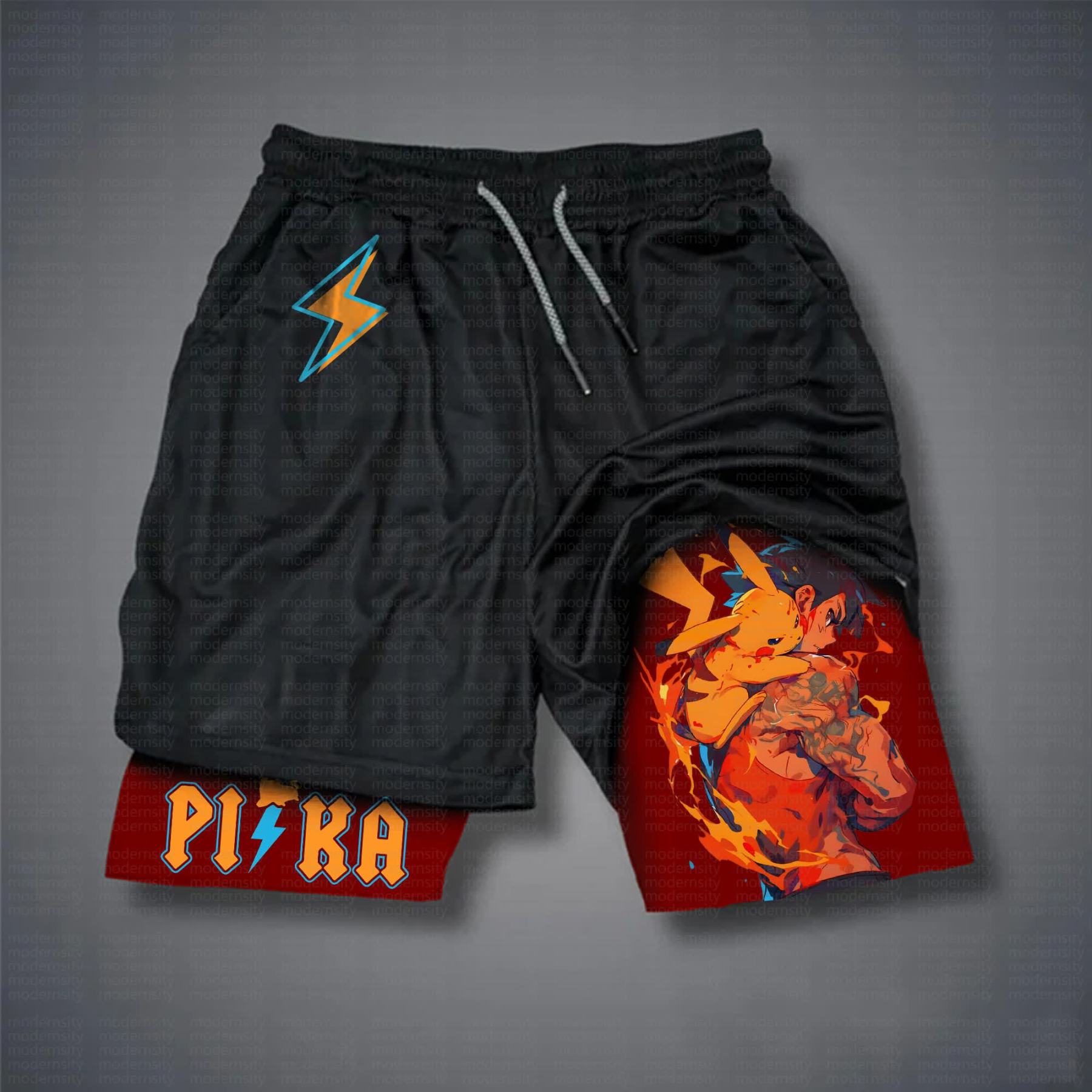 Unisex “Pokémon” Casual Anime Streetwear Shorts