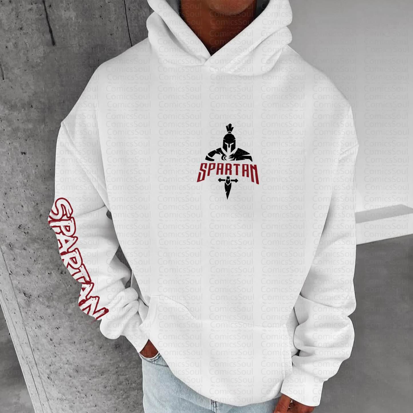 Unisex Anime Graphic Streetwear Vintage Hoodie丨Spartan