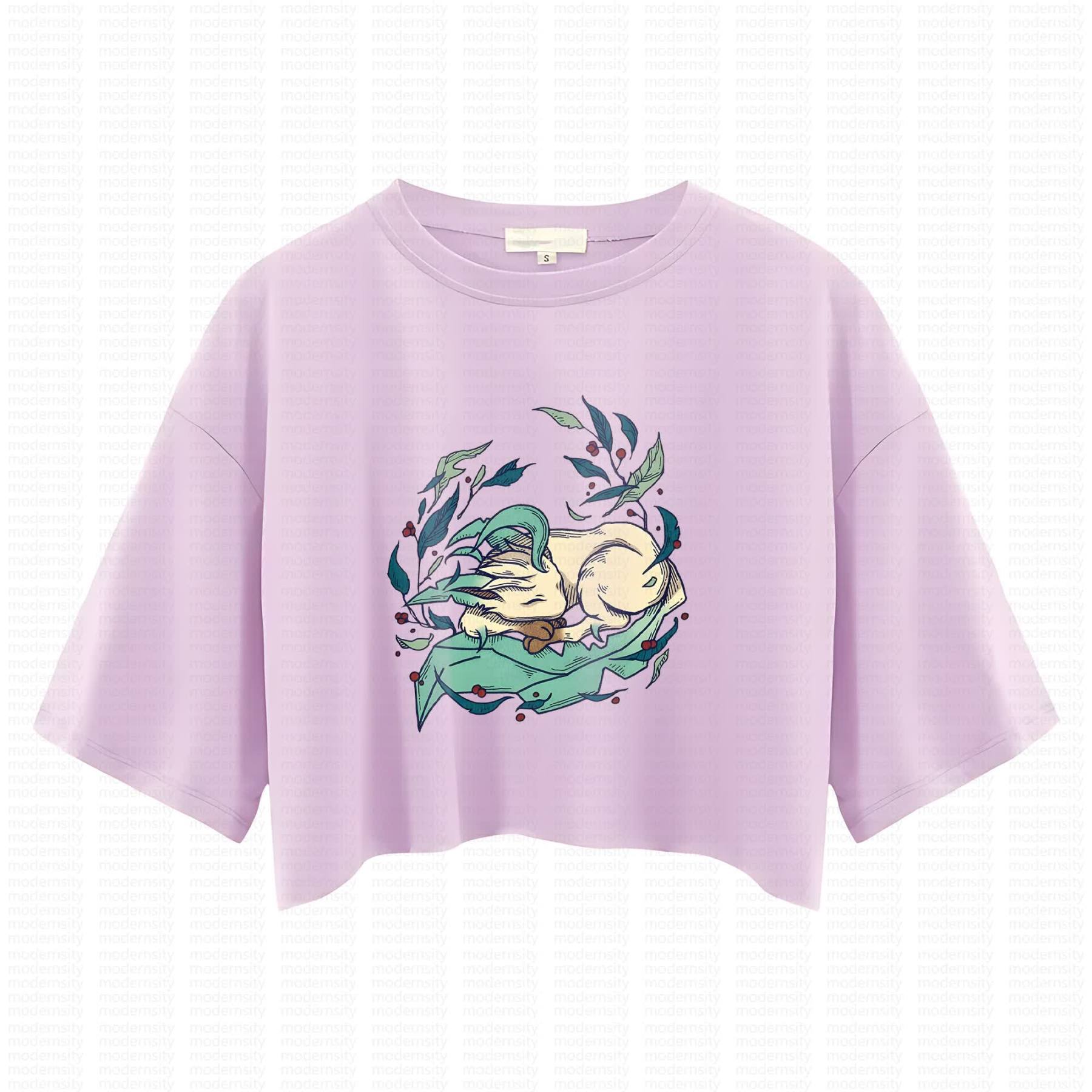 Cute and playful "Pokémon" summer women's cropped top