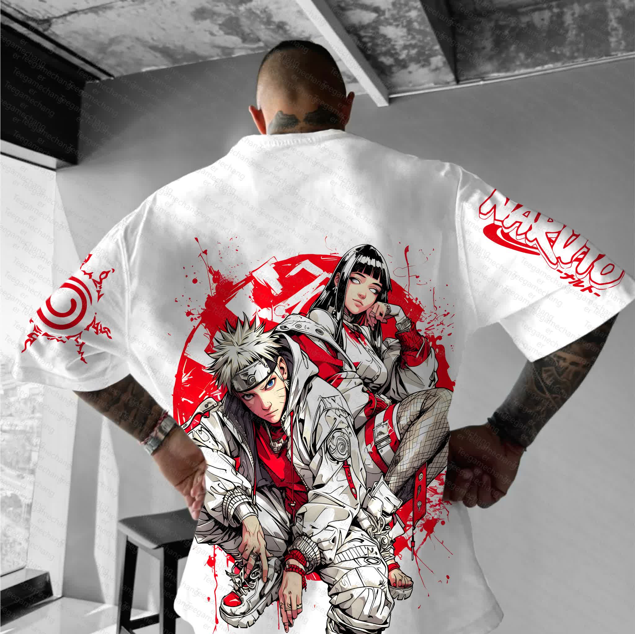 Unisex  "NARUTO" Anime Inspired Vintage T-Shirt