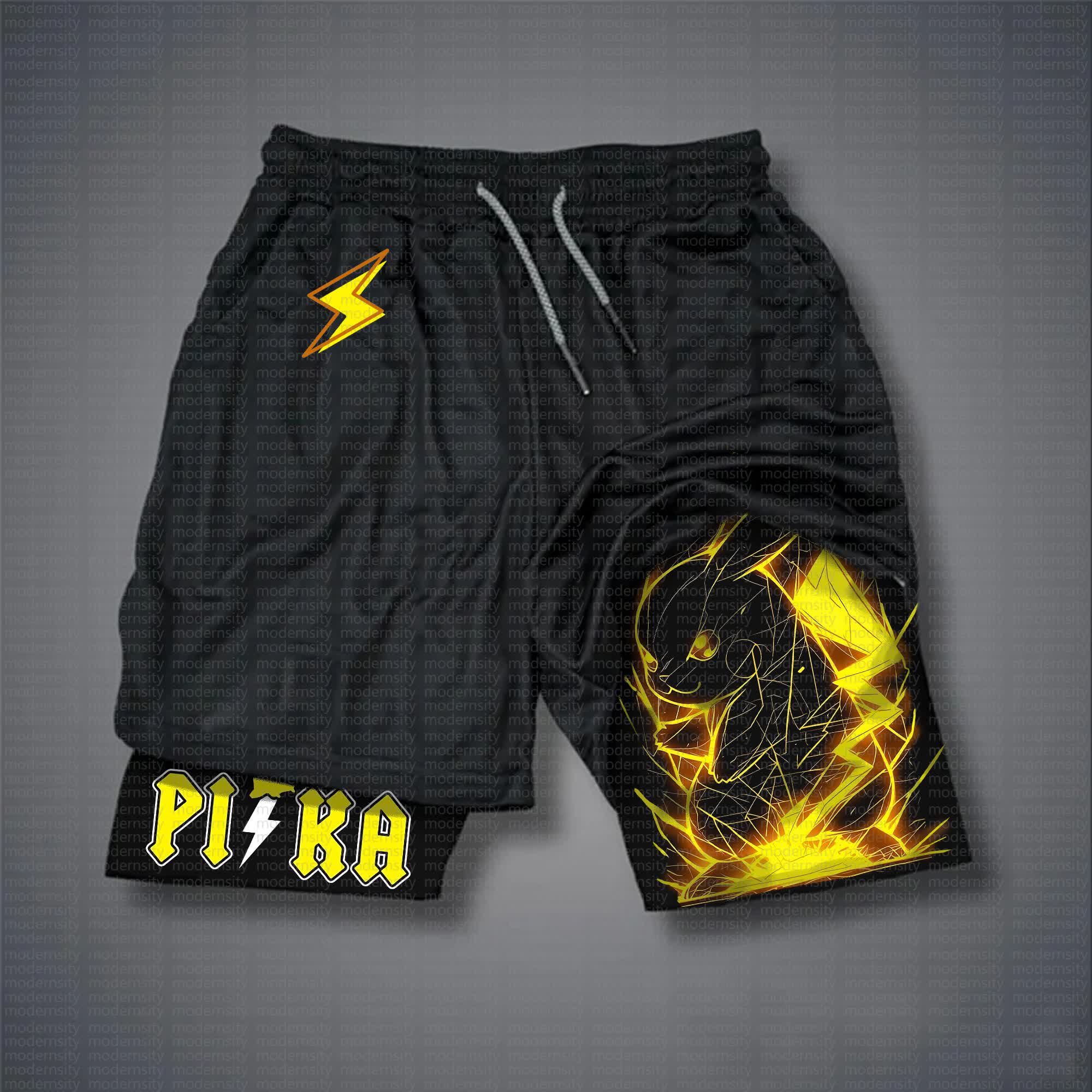 Unisex  “Pokémon” Casual Anime Streetwear Shorts