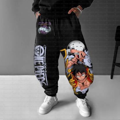 Unisex  “ONE PIECE ” Casual Anime Streetwear Pants