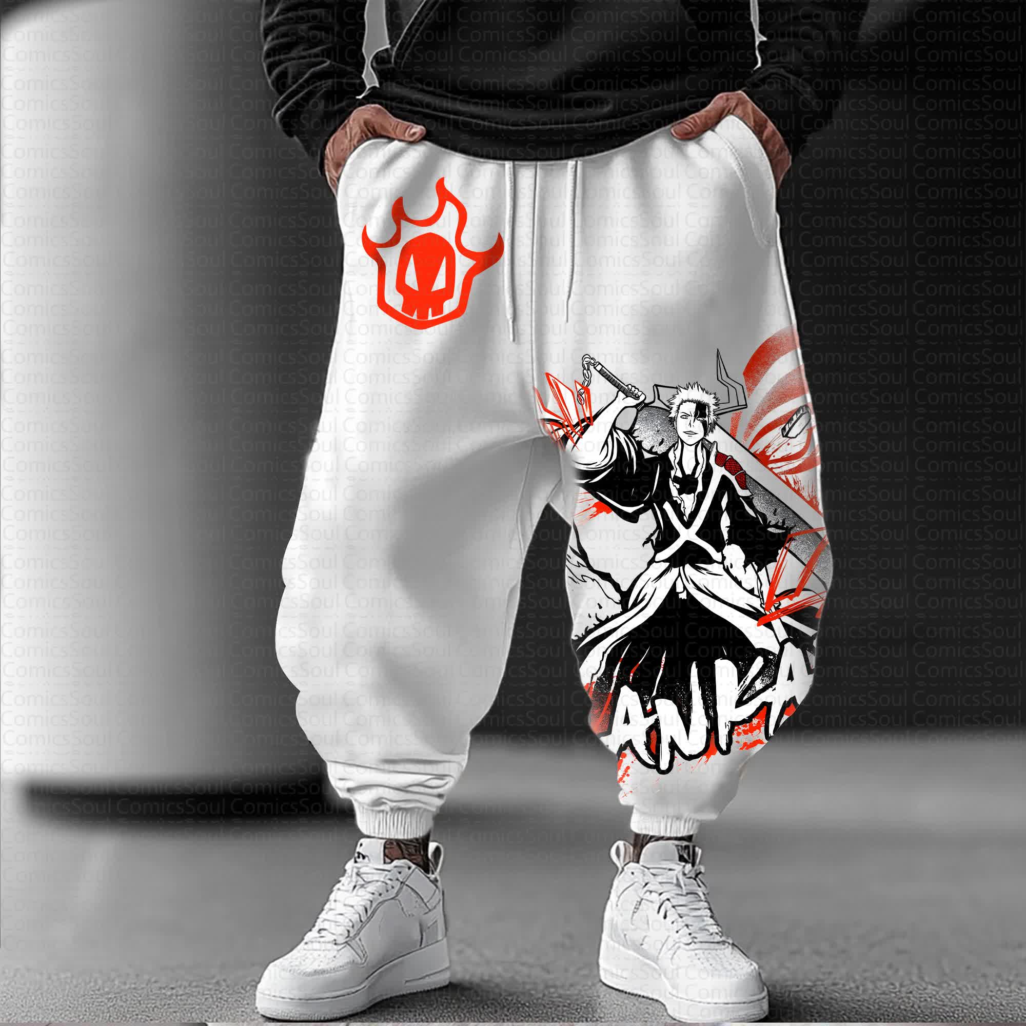 Unisex Anime Inspired Vintage Pants丨BLEACH