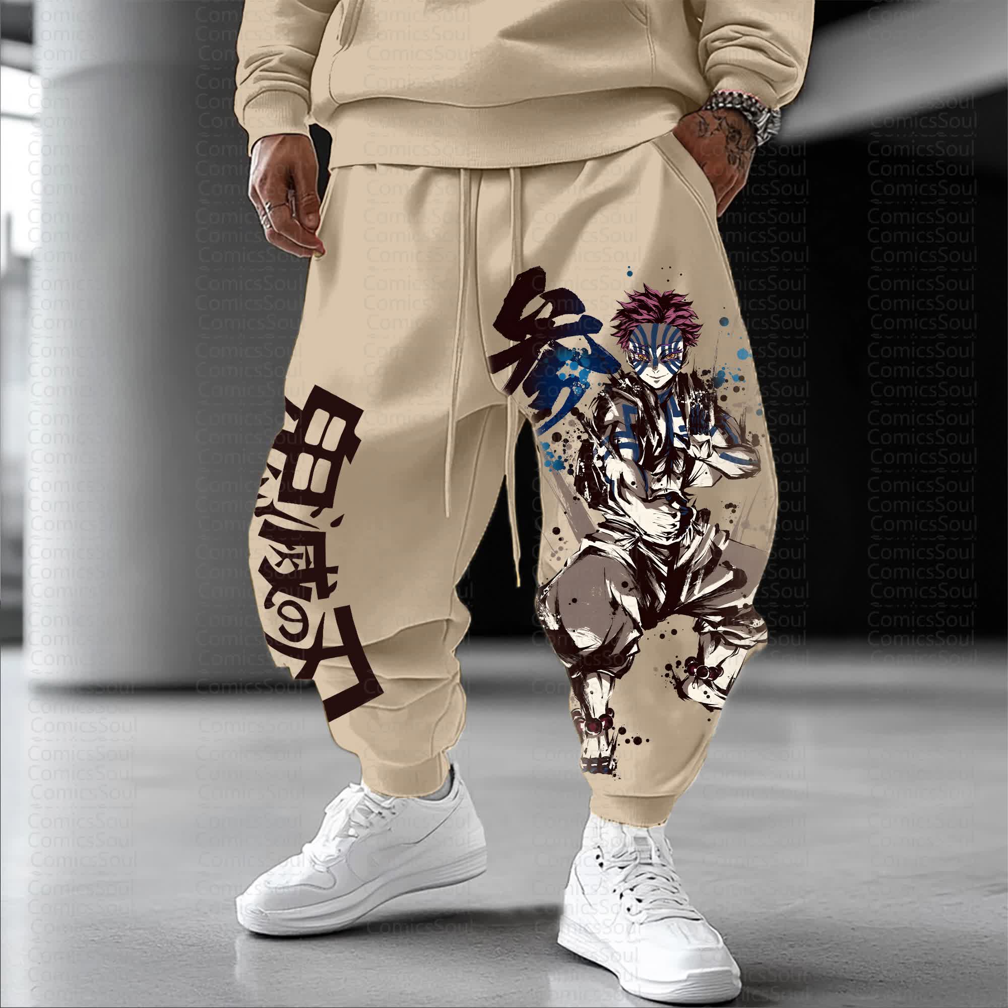Unisex Anime Inspired Vintage Pants丨Demon Slayer