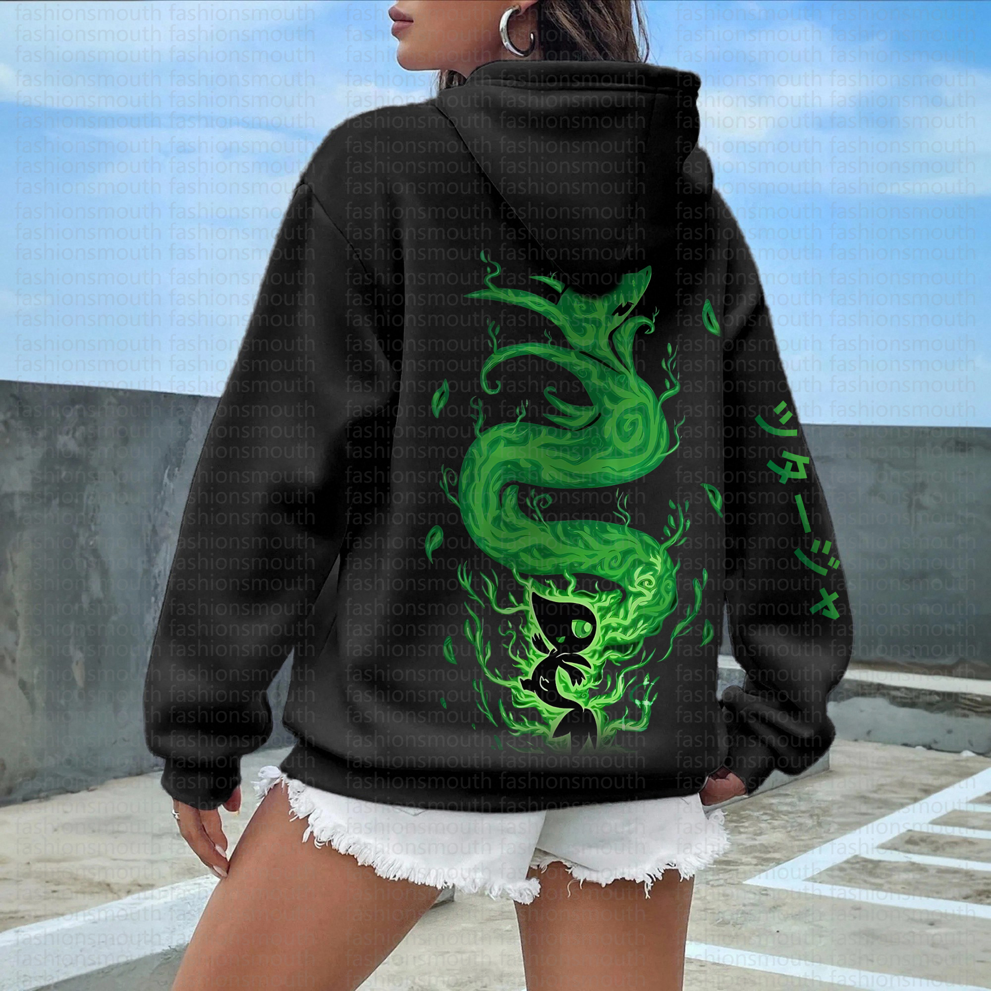 ‘’Pokémon " Anime Inspired Vintage Hoodie