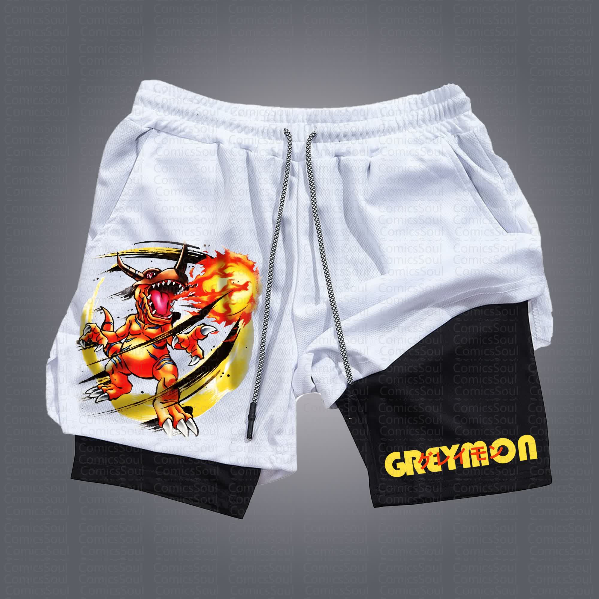 Unisex Casual Anime Streetwear Shorts 丨Digimon