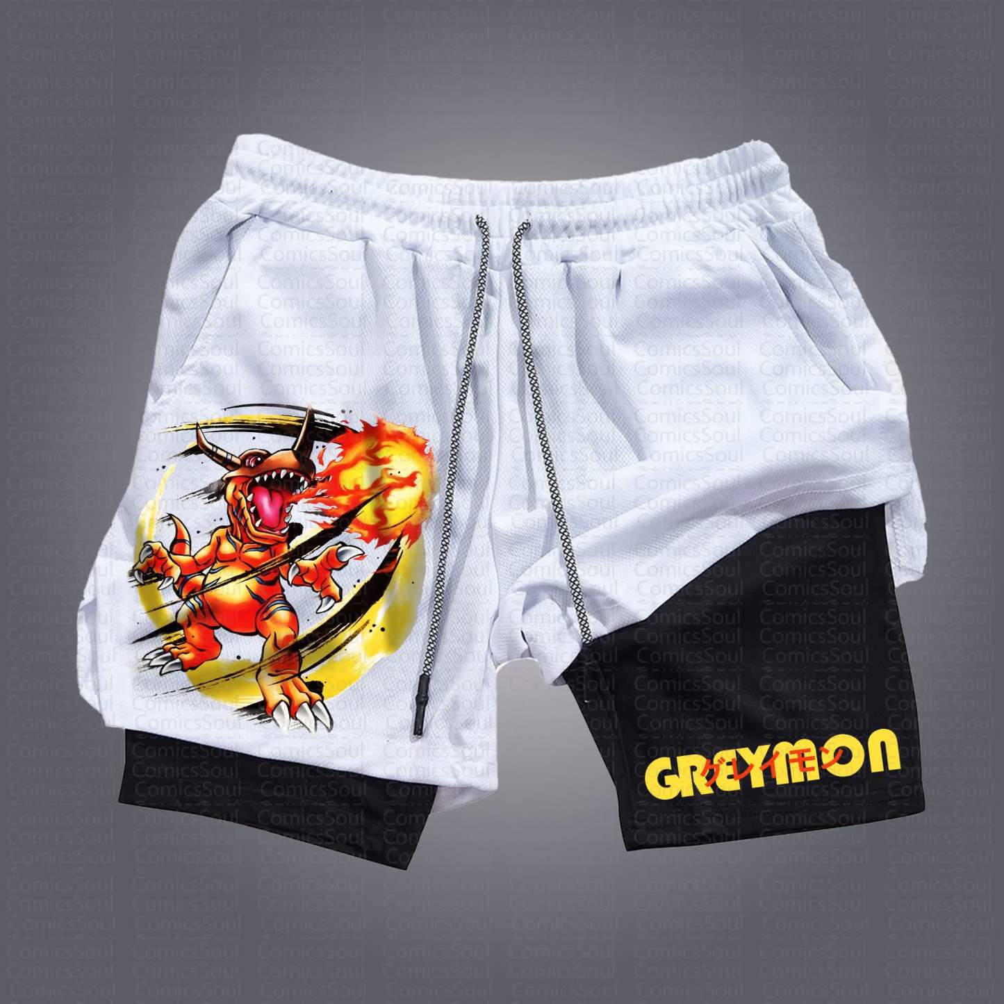 Unisex Casual Anime Streetwear Shorts 丨Demon Slayer X Pokémon