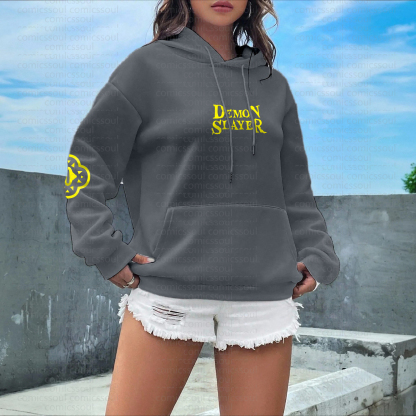 " Demon Slayer " Anime Inspired Vintage Hoodie