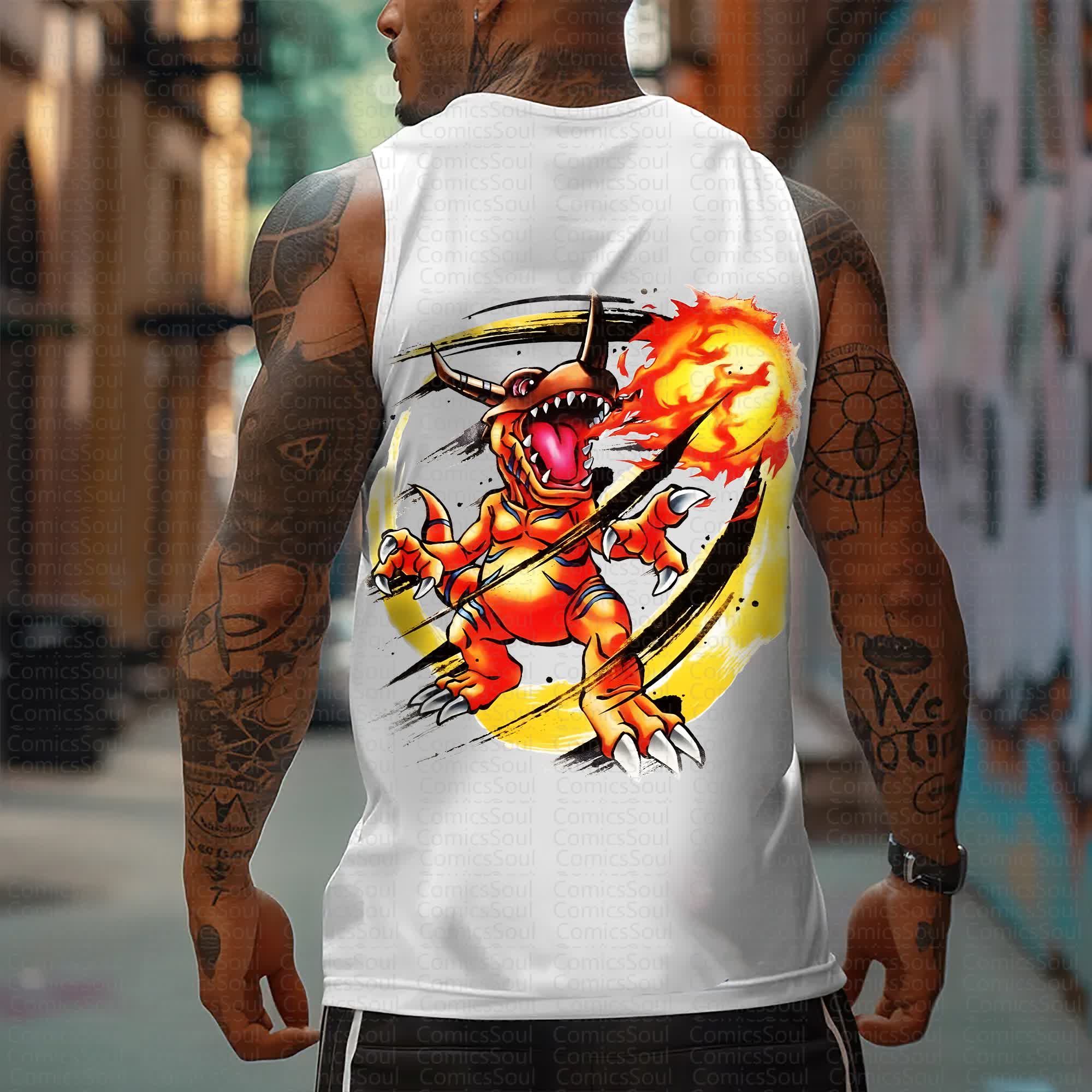 Unisex  “Digimon” Casual Anime  Tank Top