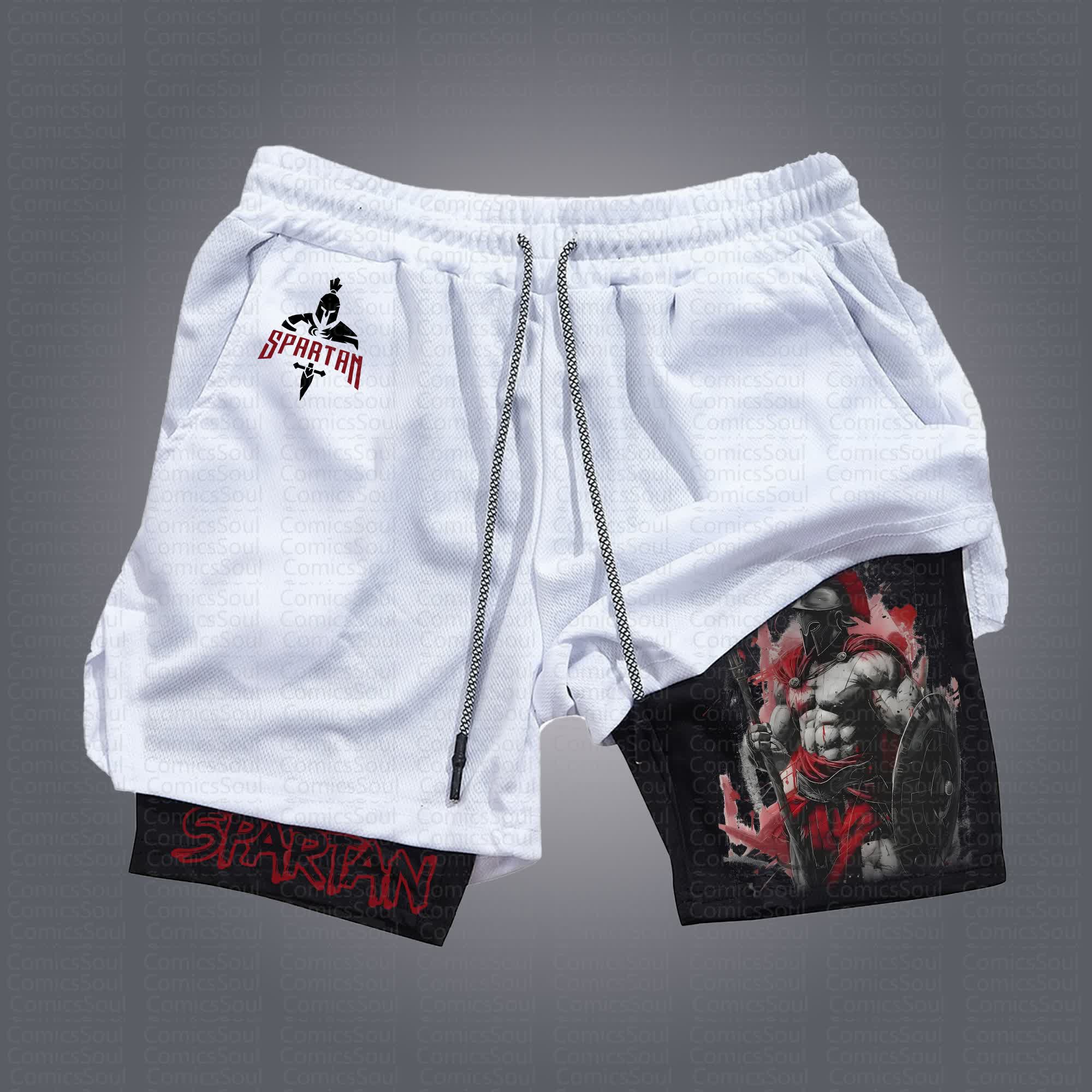 Unisex Casual Anime Streetwear Shorts 丨Spartan