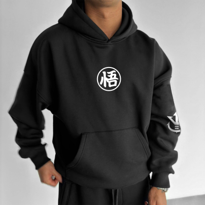 Unisex Anime Graphic Streetwear Vintage Hoodie