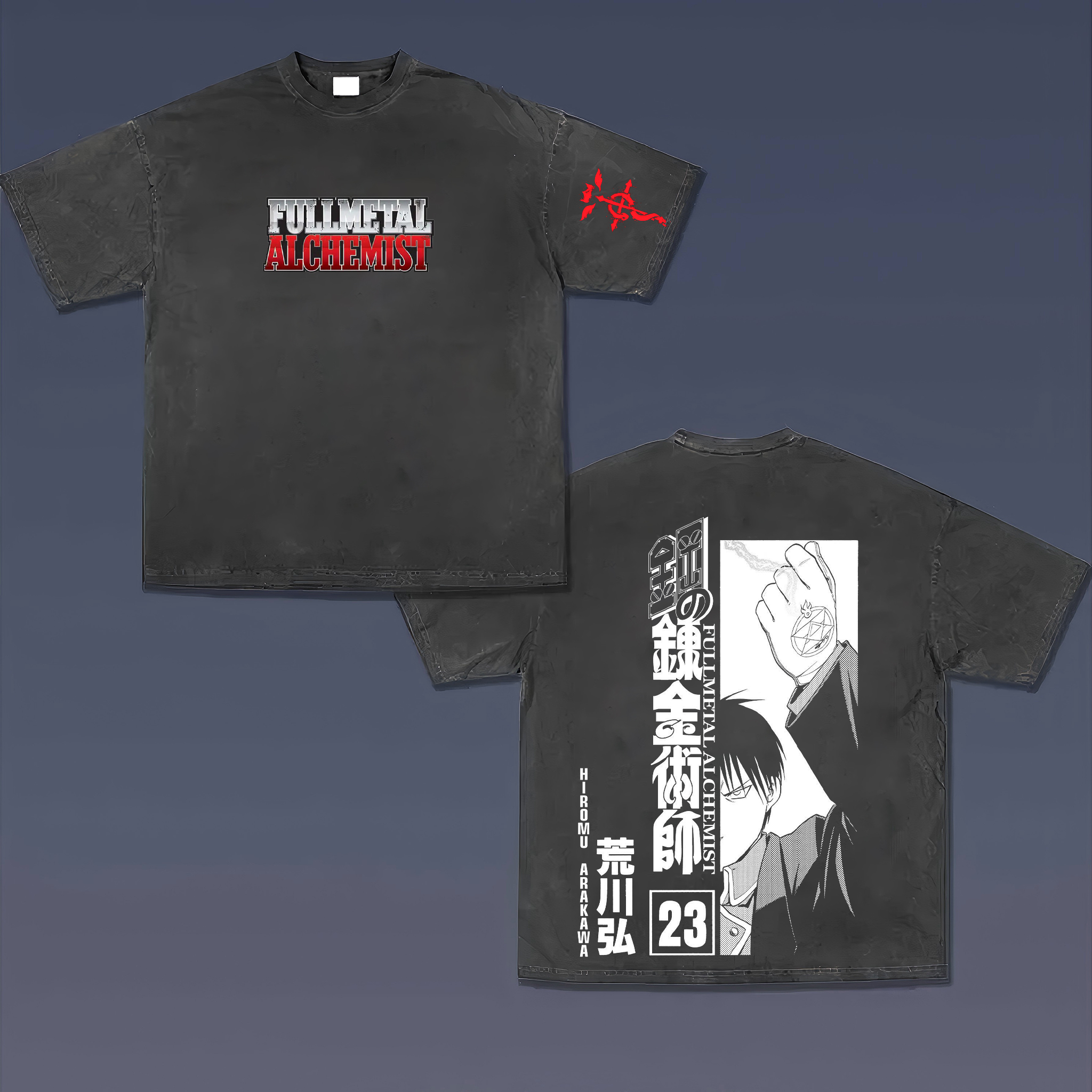 Unisex  "Fullmetal Alchemist" Anime Inspired Vintage T-Shirt