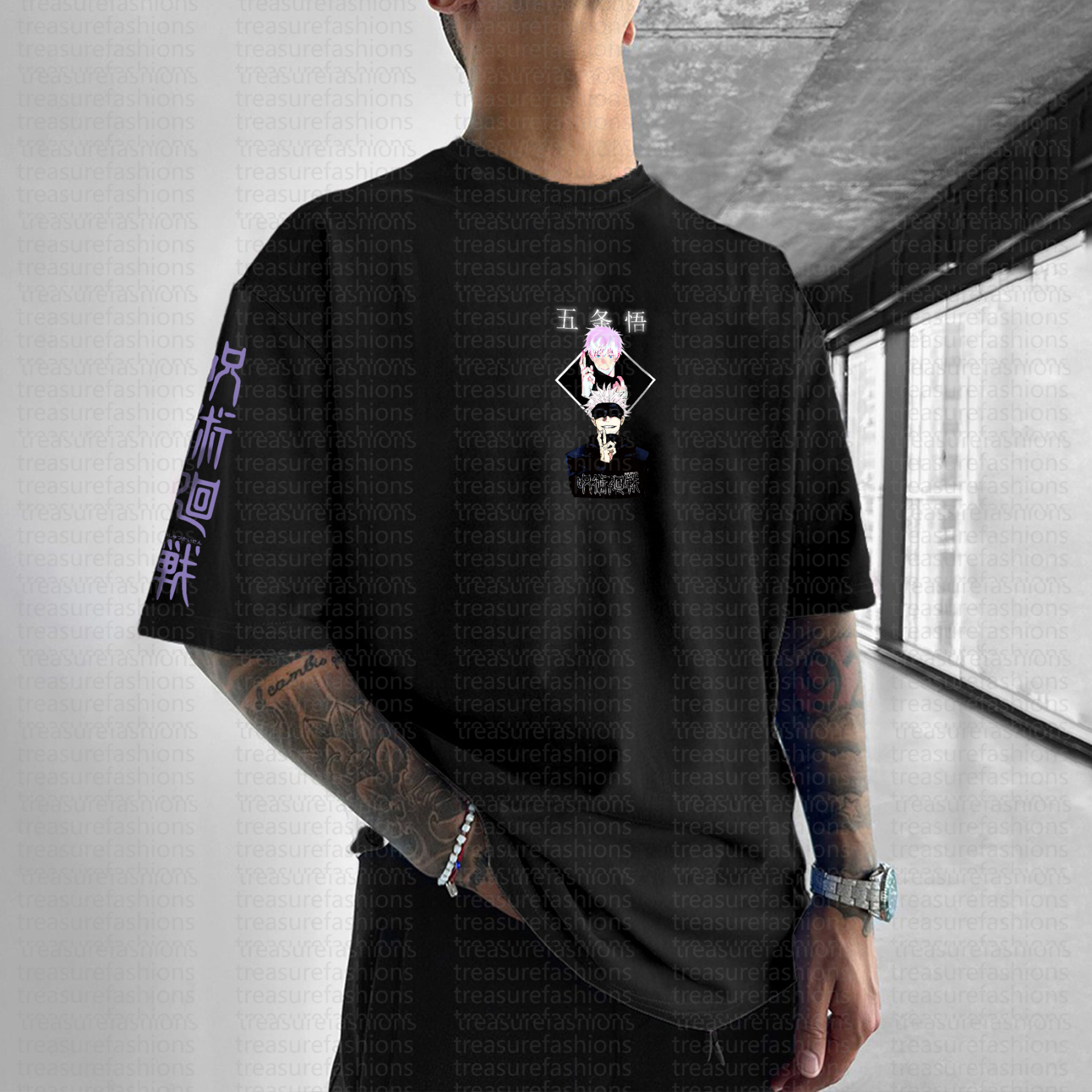 Unisex  " Jujutsu Kaisen " Anime Inspired Vintage T-Shirt