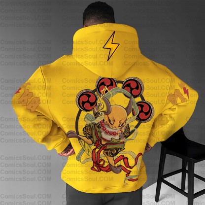 Unisex Anime Graphic Streetwear Wintage Plush Hoodie