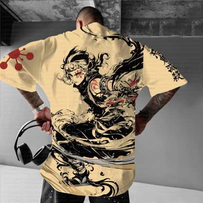 Unisex Anime Inspired Vintage T-Shirt丨Demon Slayer