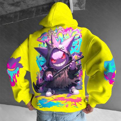 Unisex “Pokémon” Anime Graphic Streetwear Vintage Hoodie