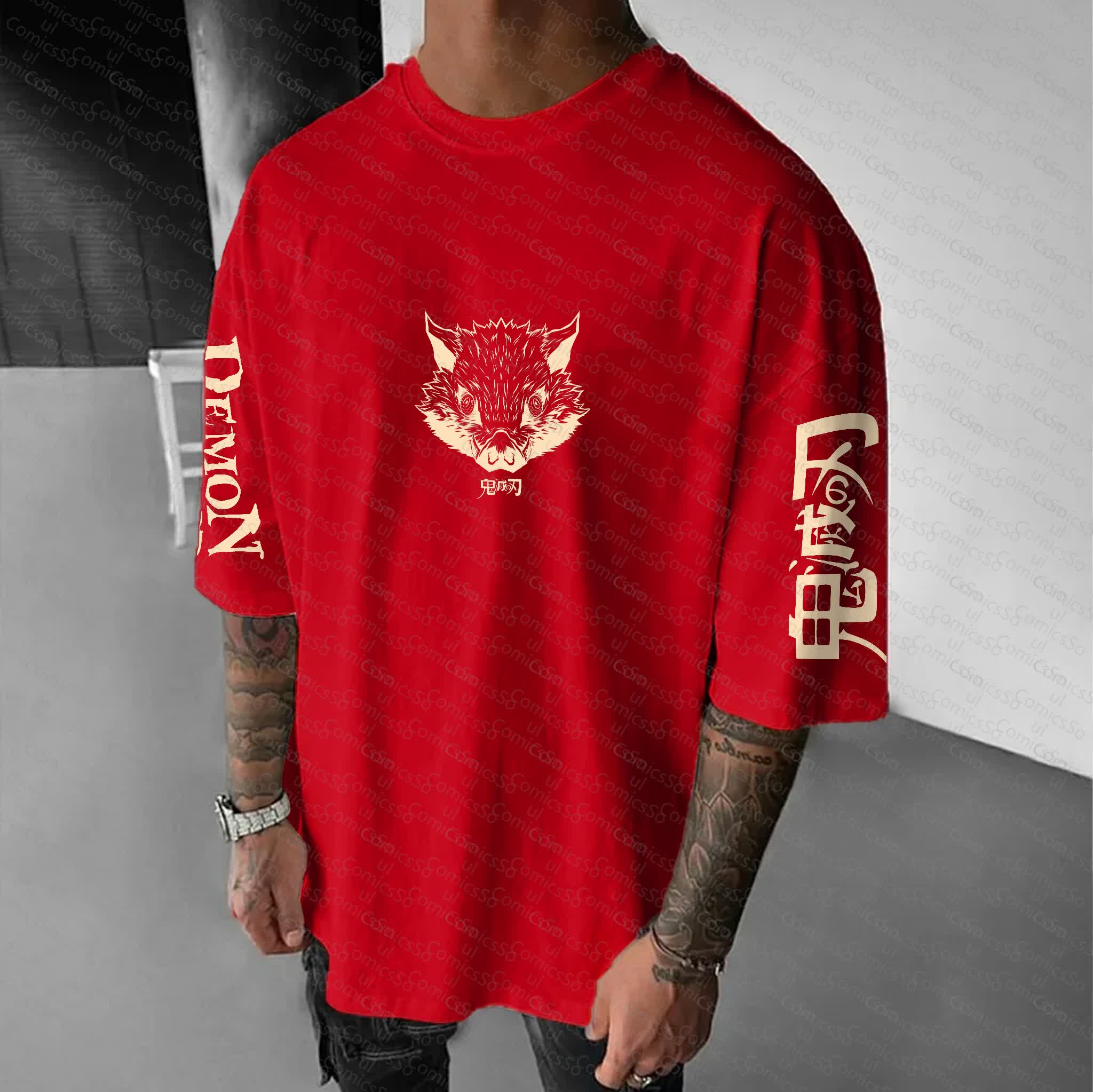 Unisex  "Demon Slayer" Anime Inspired Vintage T-Shirt