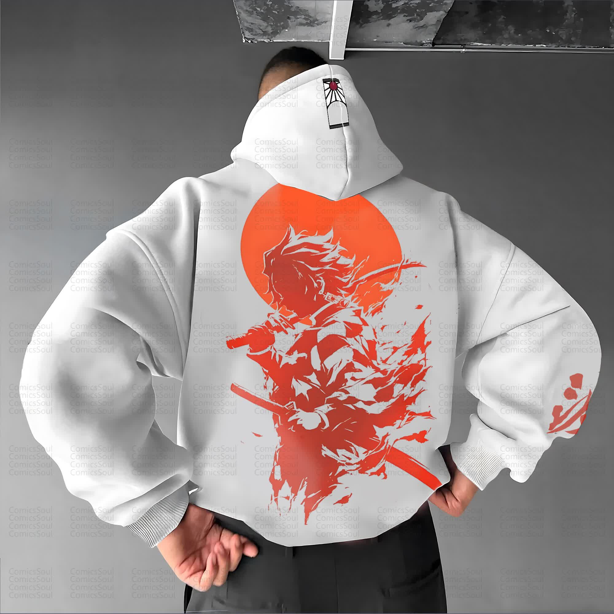 Unisex Anime Graphic Streetwear Vintage Hoodie丨Demon Slayer