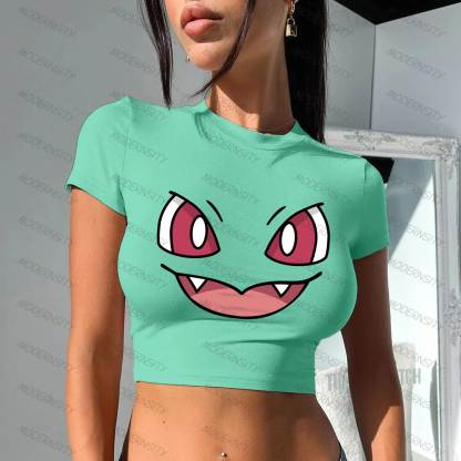 "Pokémon" Women Anime Inspired Vintage T-Shirt