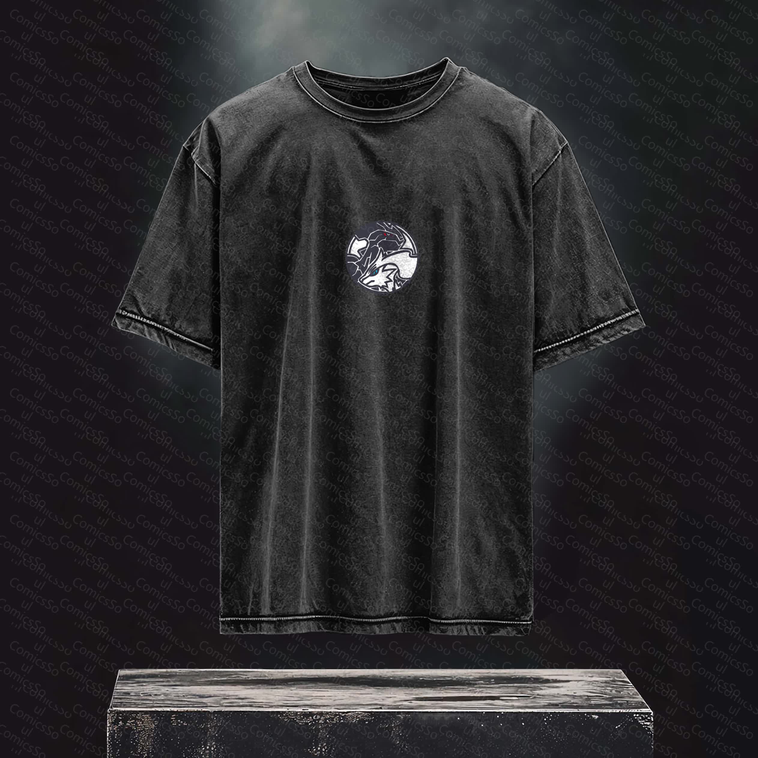 Unisex Anime Inspired Vintage Washed T-Shirt丨 Pokémon