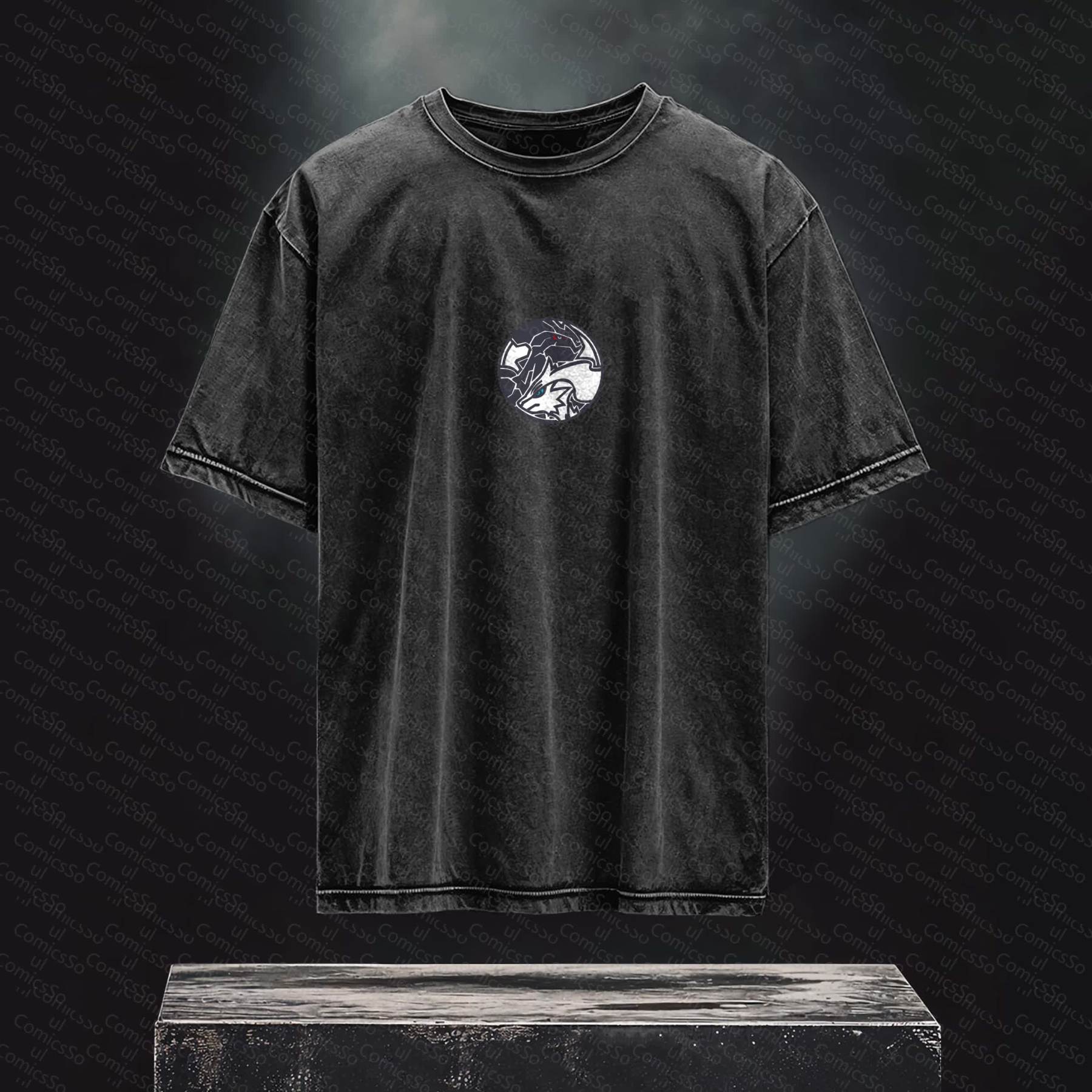 Unisex Anime Inspired Vintage Washed T-Shirt丨 Pokémon