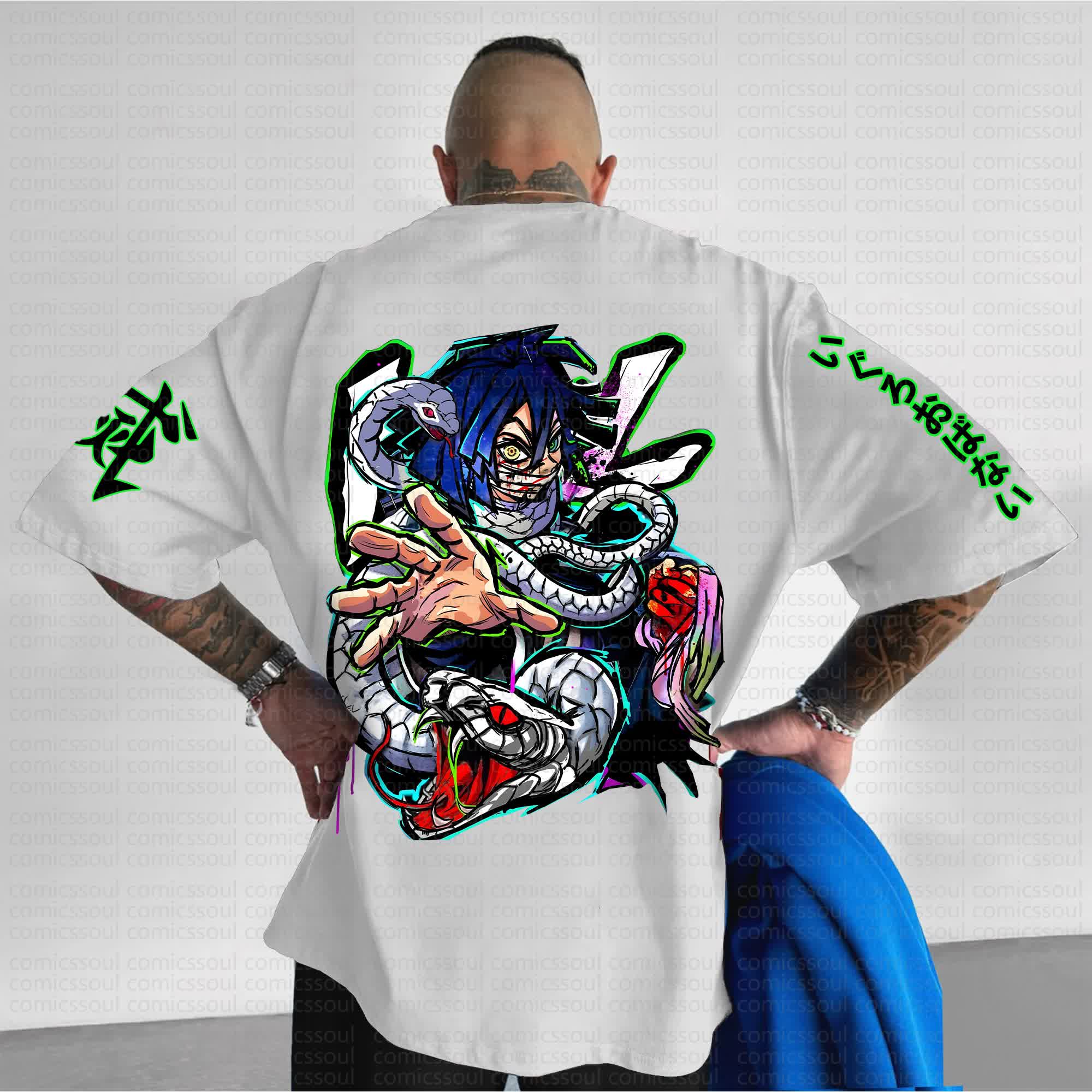Unisex Anime Inspired Vintage T-Shirt丨Demon Slayer