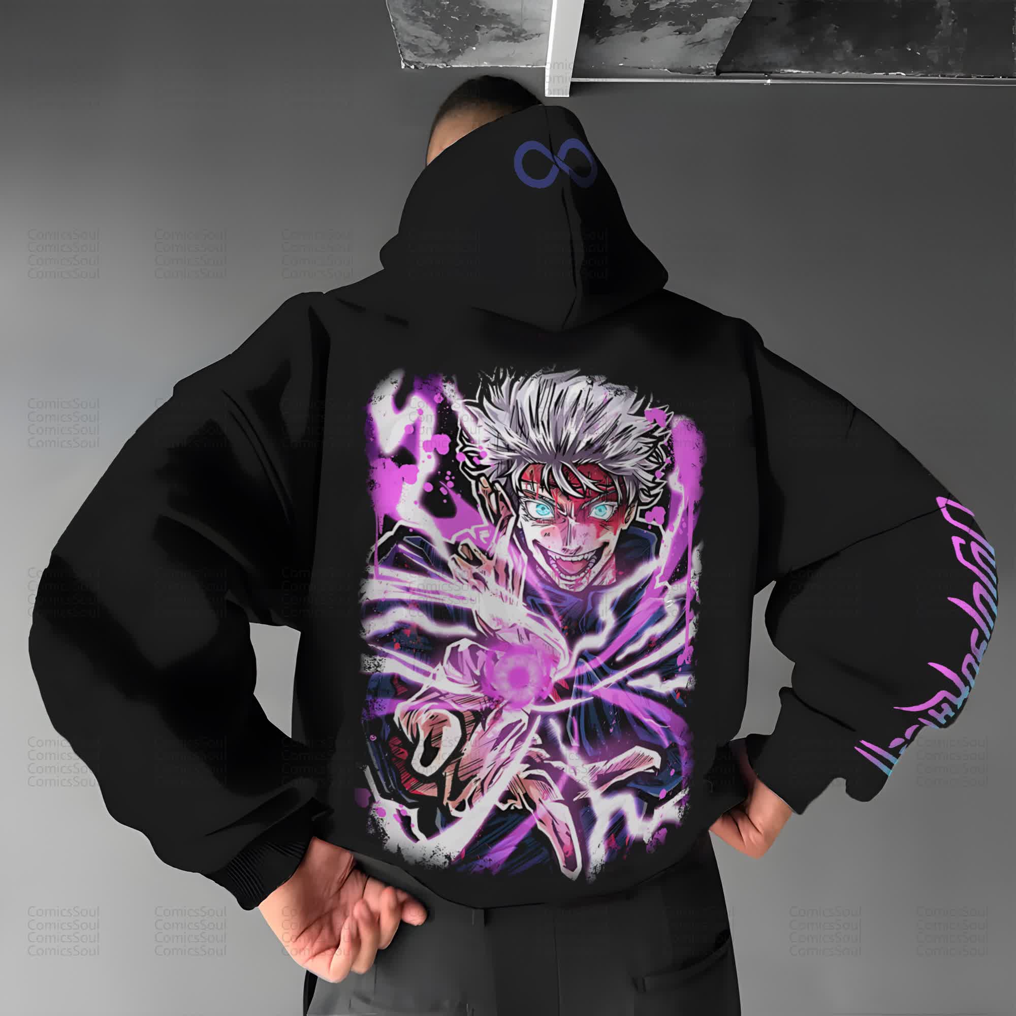 Unisex “Jujutsu Kaisen” Anime Graphic Streetwear Vintage Hoodie