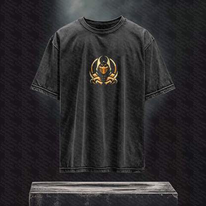 Unisex  Inspired Vintage Washed T-Shirt丨 Mortal Kombat