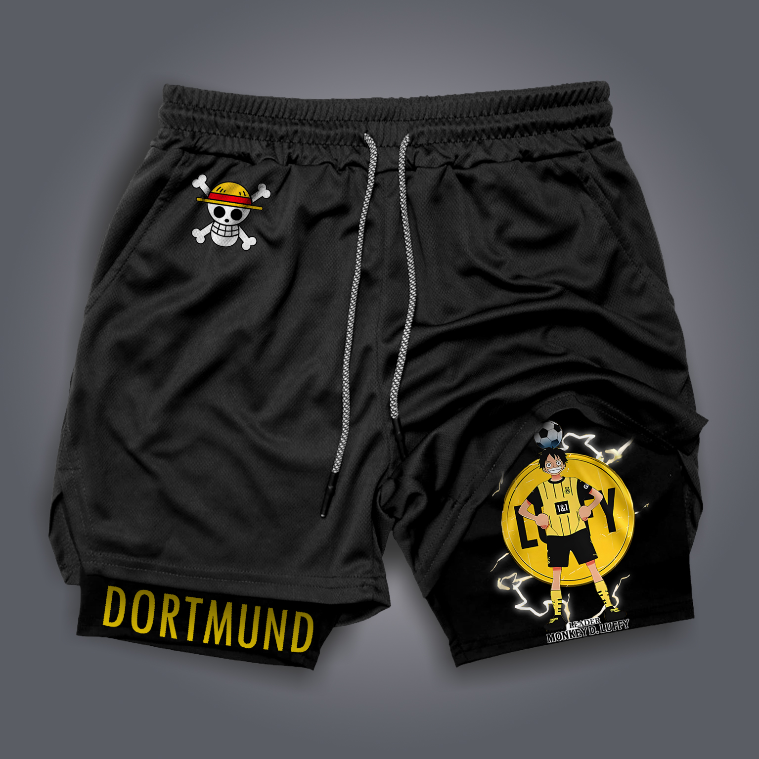 Unisex Vintage  Shorts | Borussia Dortmund x One Piece 