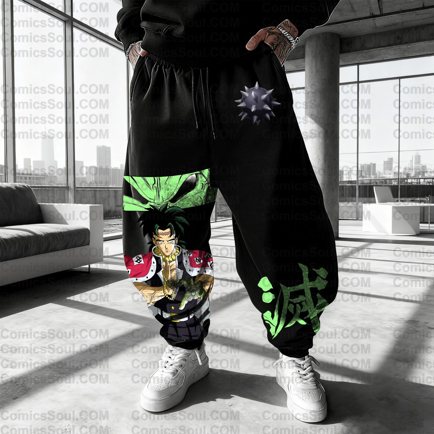 Unisex Casual Anime Streetwear Pants