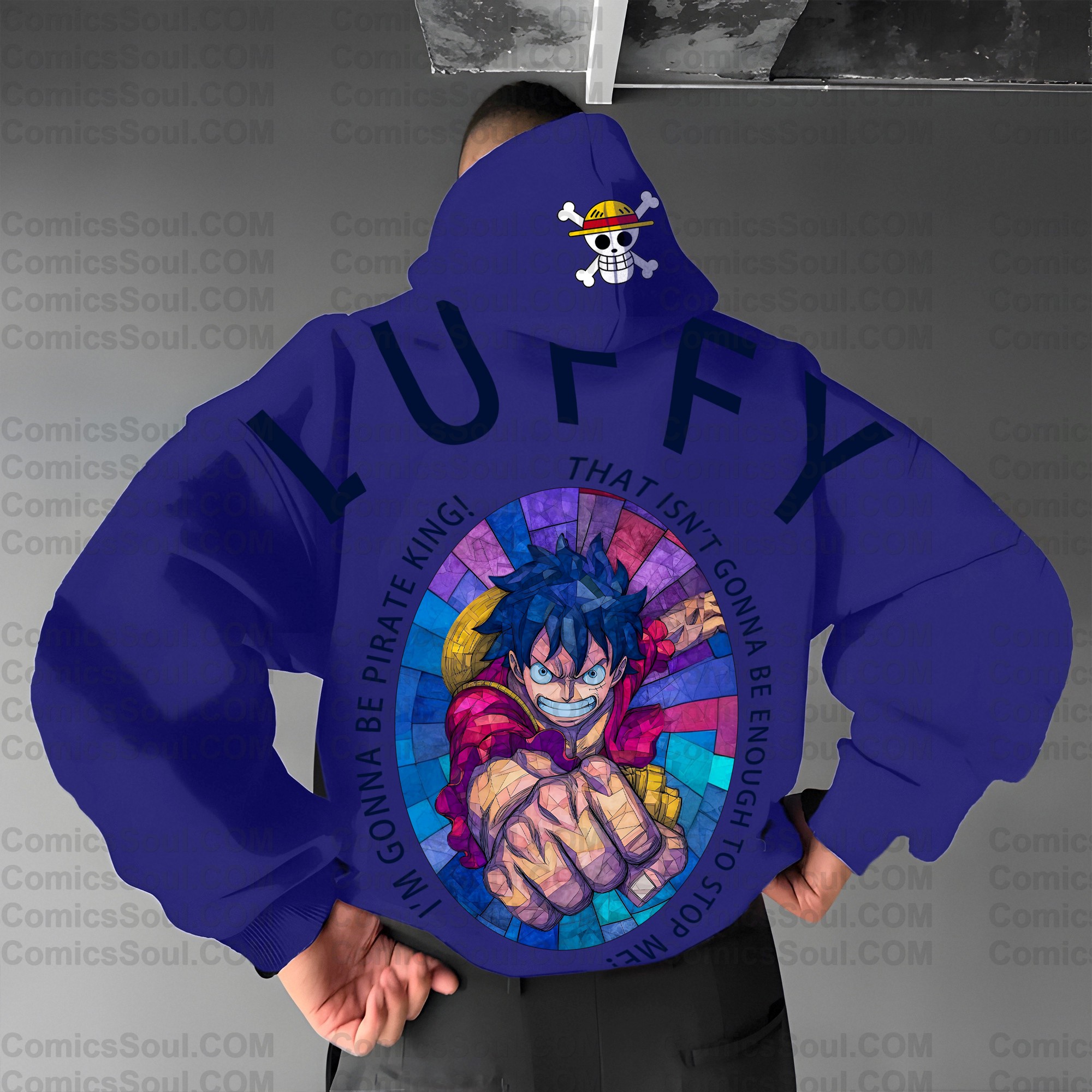 Unisex Anime Graphic Streetwear Wintage Plush Hoodie