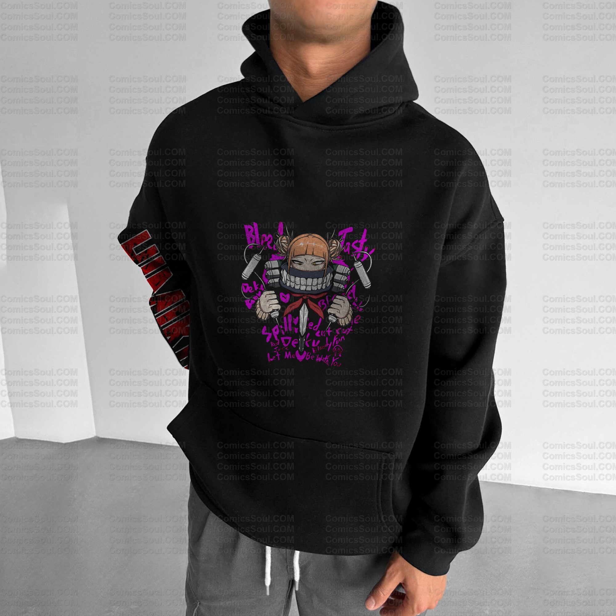 Unisex Anime Graphic Streetwear Vintage Plush Hoodie