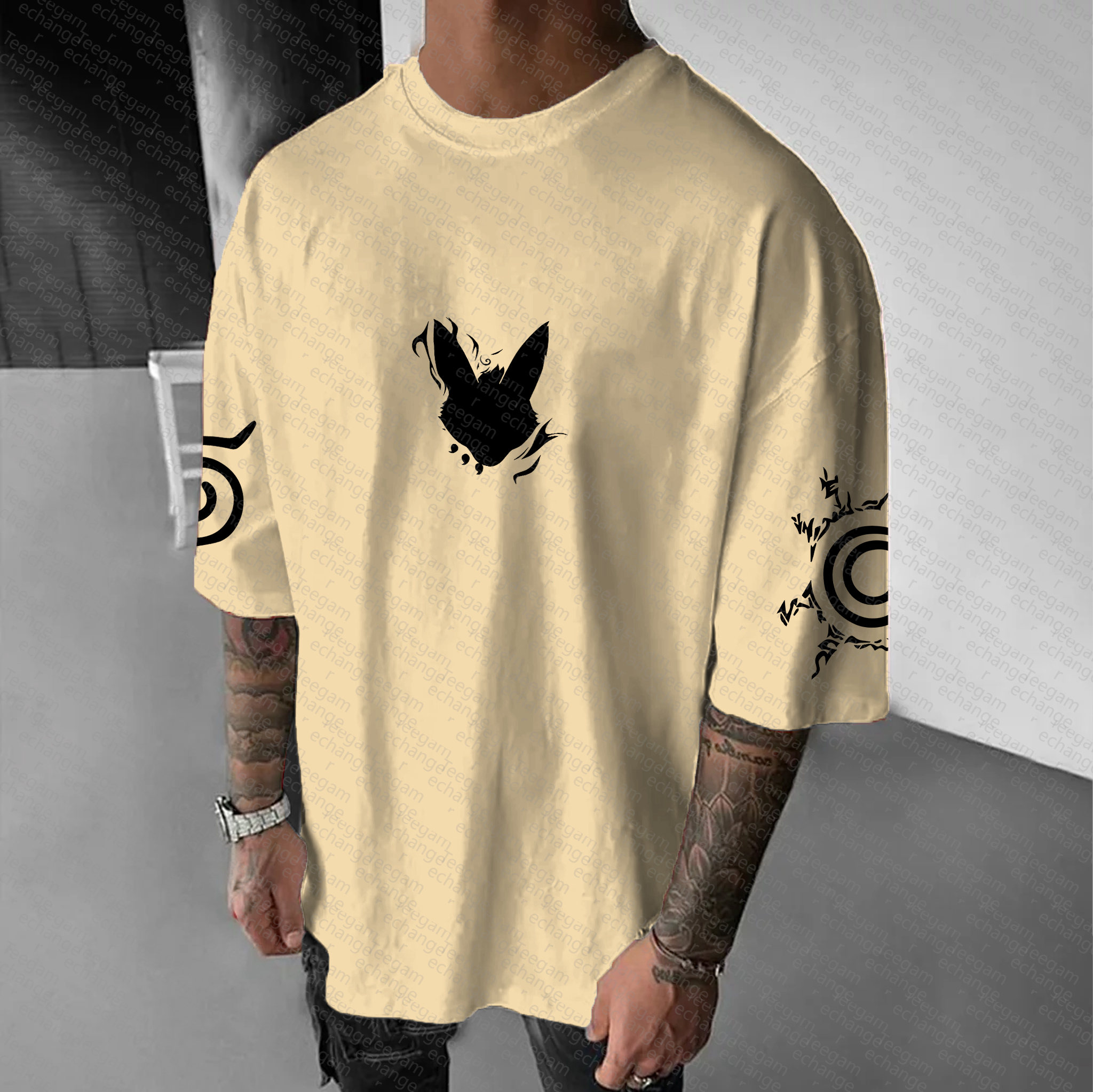 Unisex Anime Inspired Vintage T-Shirt