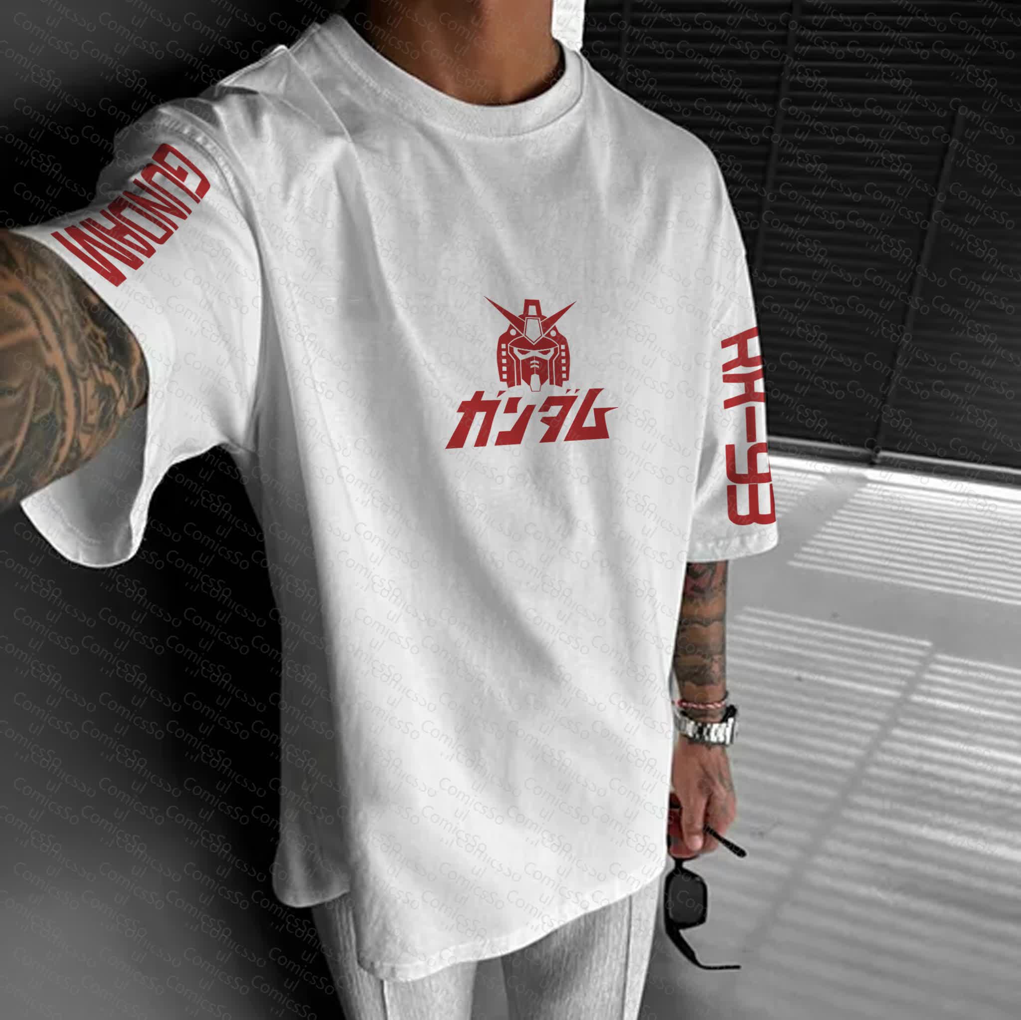 Unisex  "Gundam Series" Anime Inspired Vintage T-Shirt