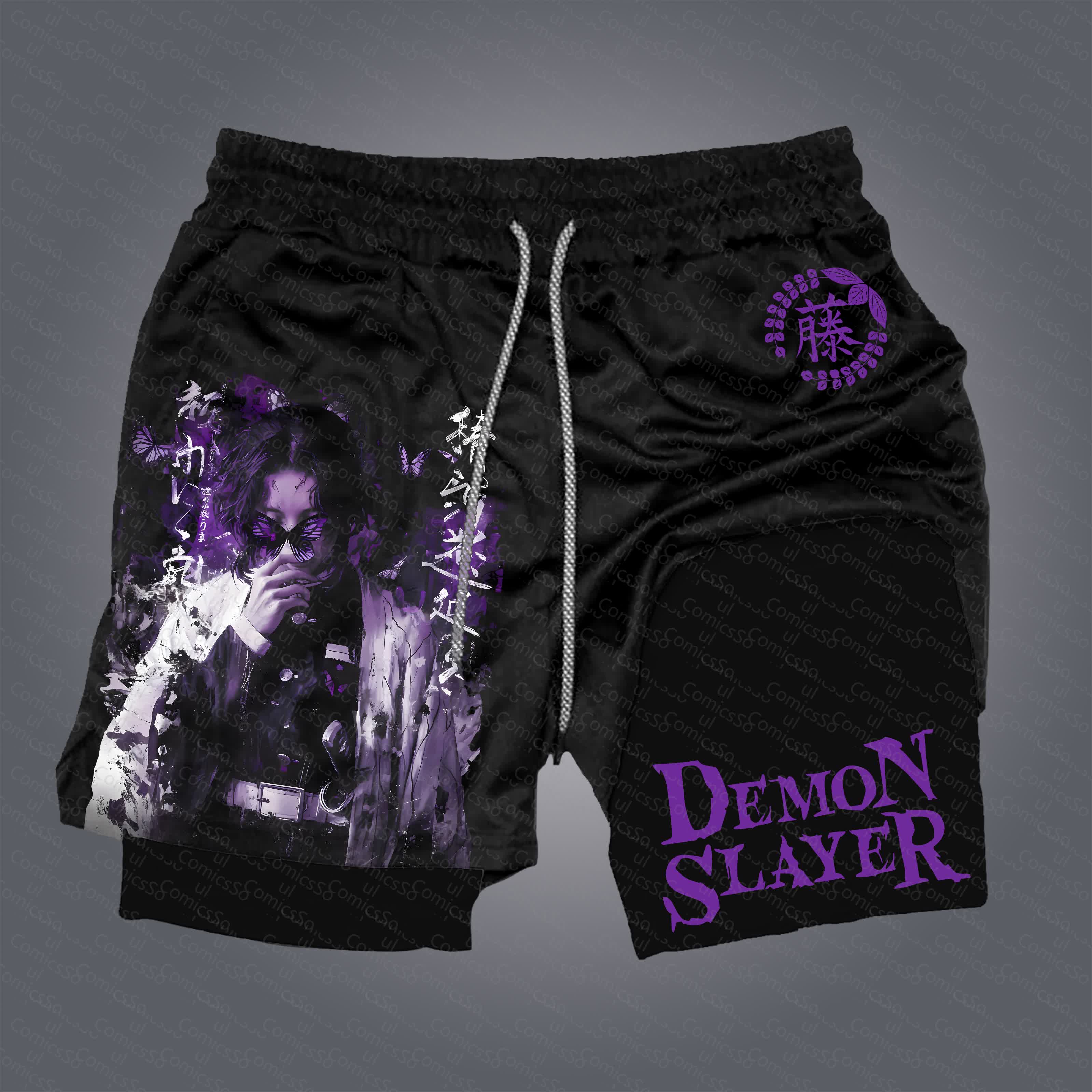 Unisex  “Demon Slayer” Casual Anime Streetwear Shorts