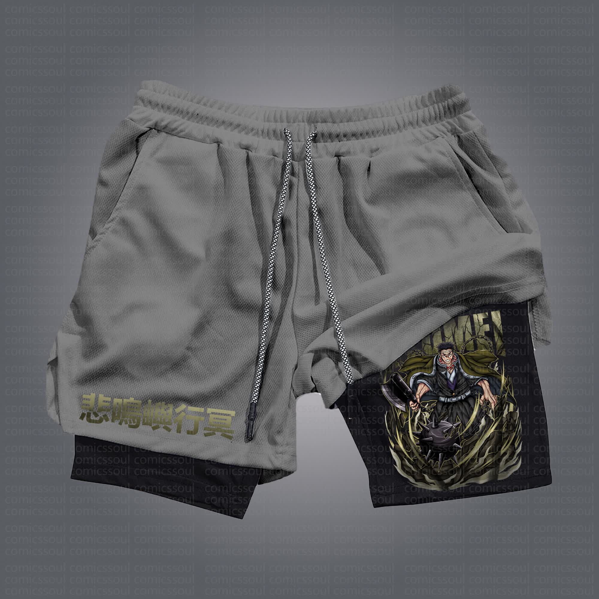 Unisex Casual Anime Streetwear Shorts 丨Demon Slayer