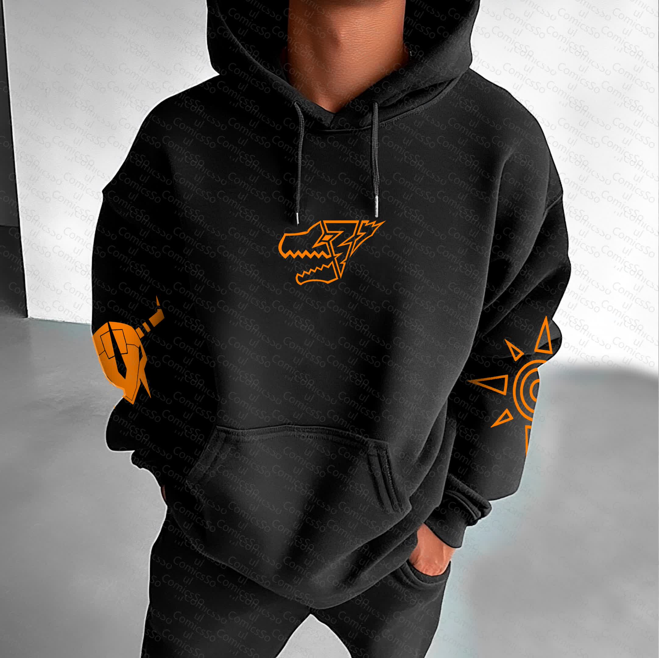 Unisex “Digimon” Anime Graphic Streetwear Vintage Hoodie