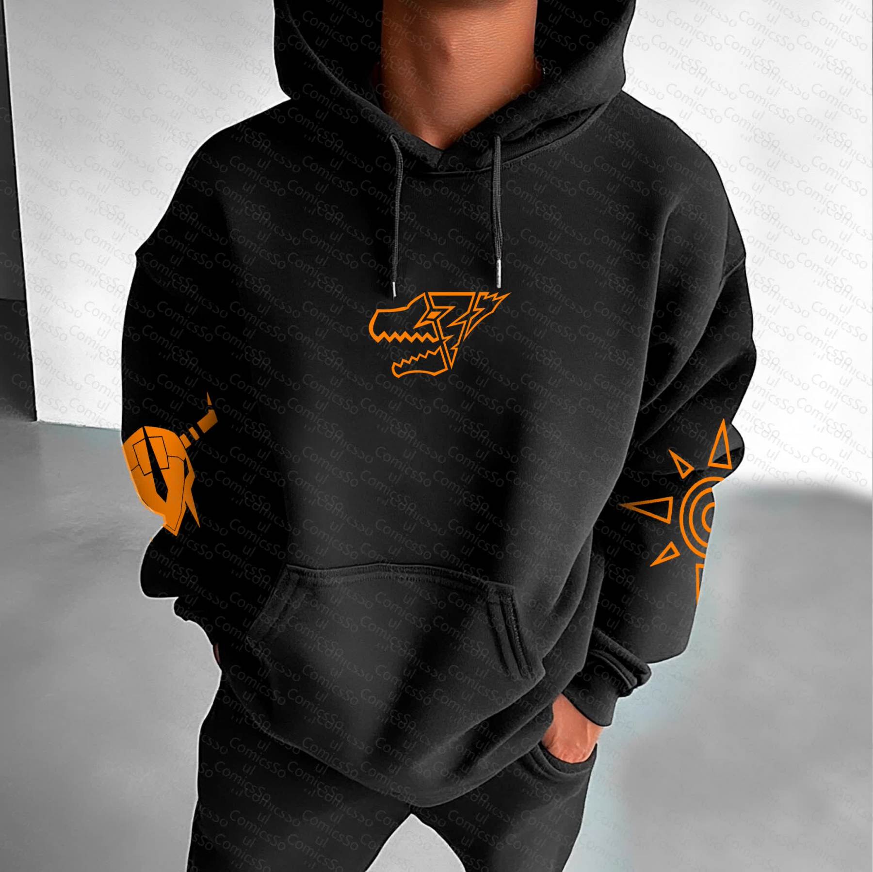 Unisex “Digimon” Anime Graphic Streetwear Vintage Hoodie