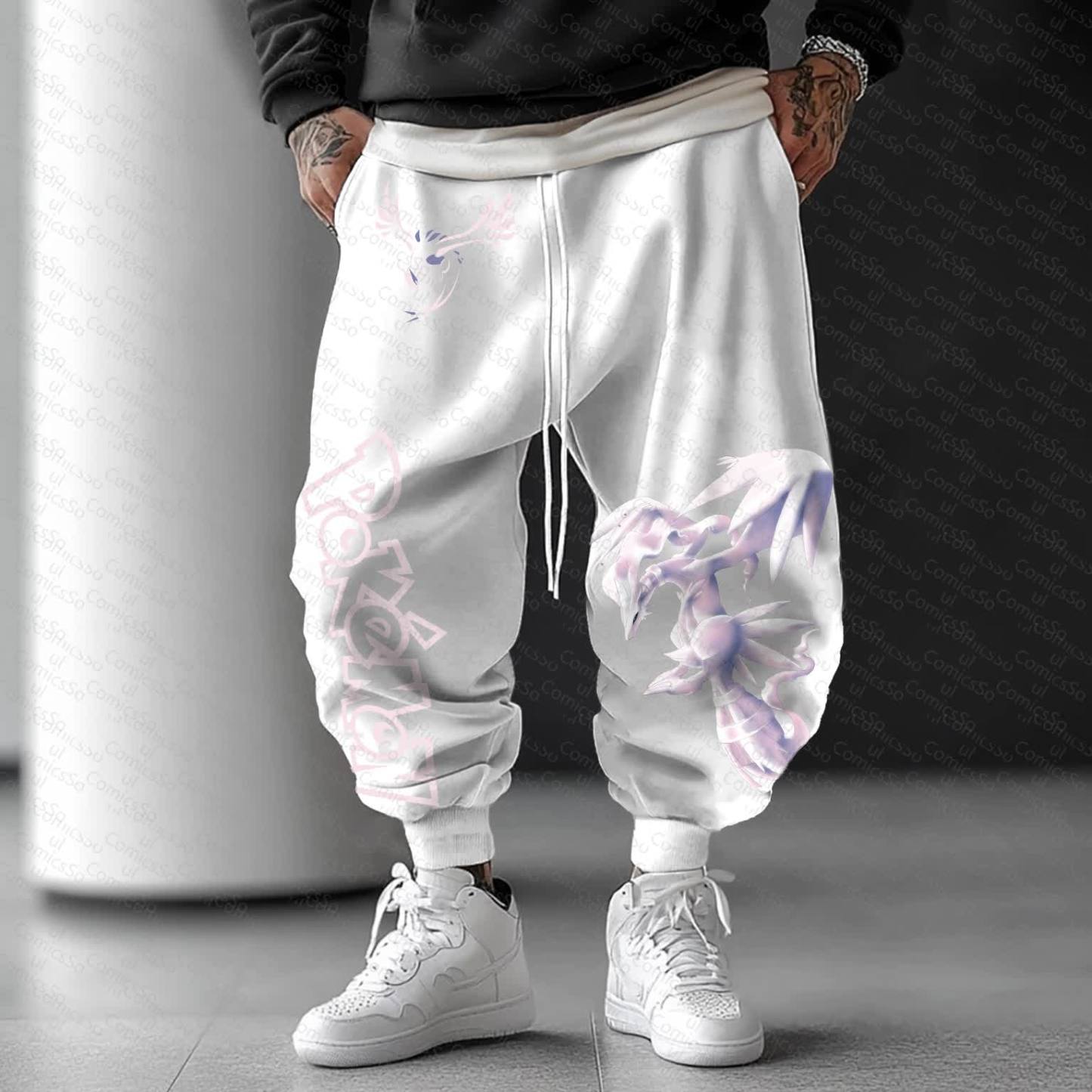 Unisex Casual Anime Streetwear Pants
