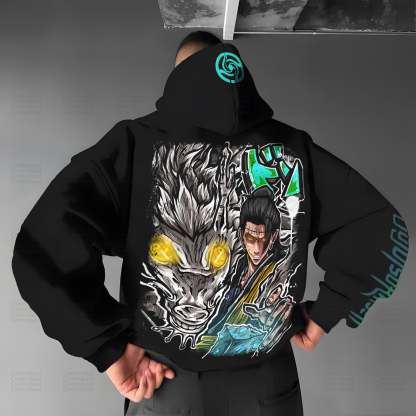 Unisex “Jujutsu Kaisen” Anime Graphic Streetwear Vintage Hoodie