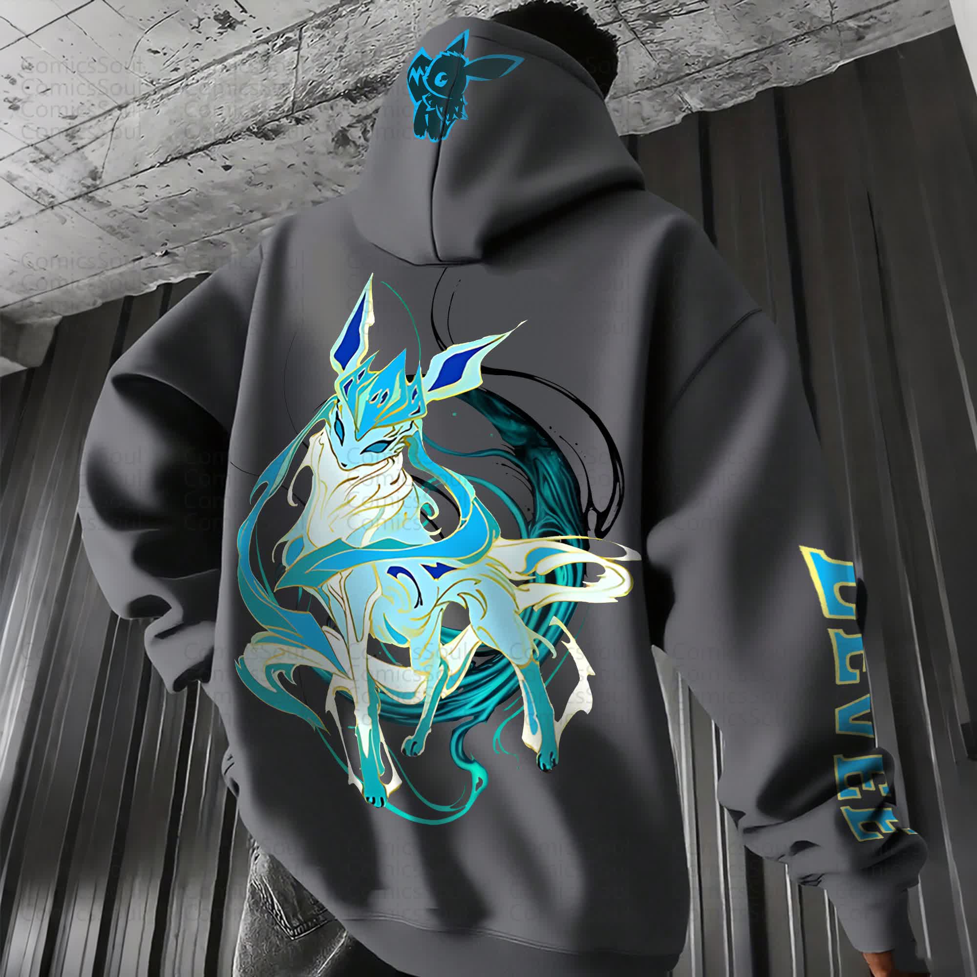 Unisex “Pokémon” Anime Graphic Streetwear Vintage Hoodie