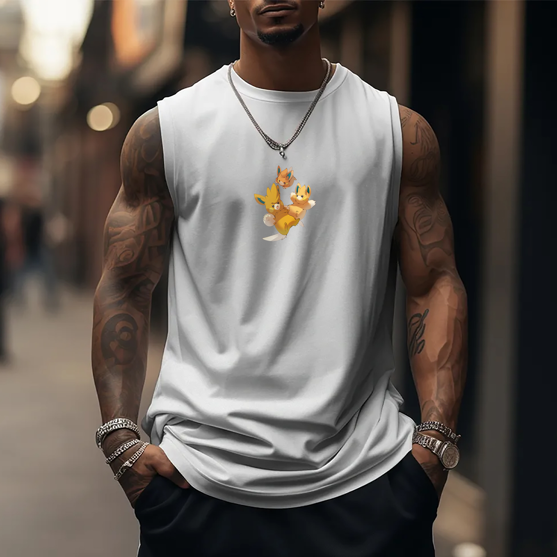 Unisex  “Comicssoul” Casual Anime  Tank Top