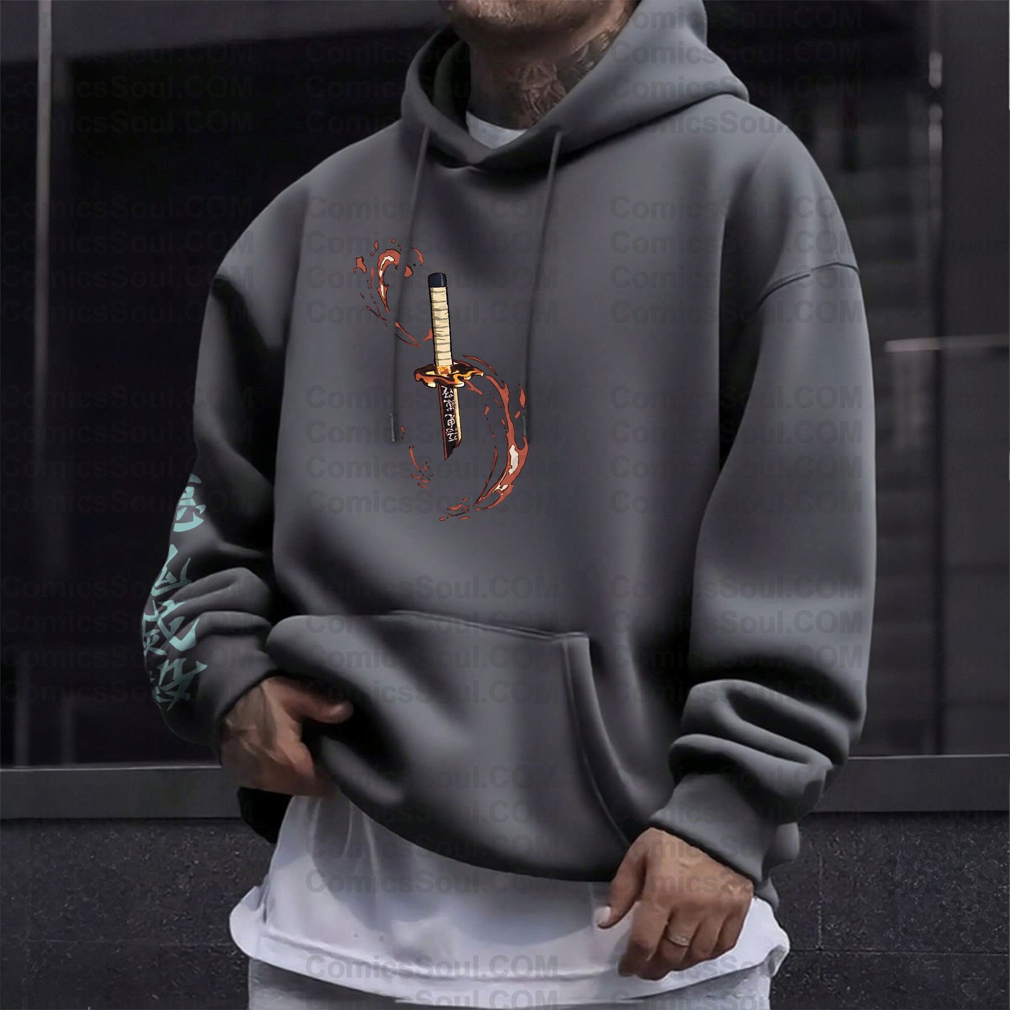 Unisex Game Graphic Streetwear Vintage Hoodie| KNY