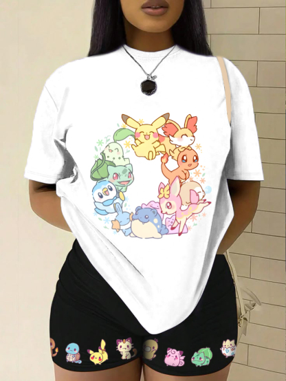 "Pokémon" Anime Inspired Vintage T-Shirt