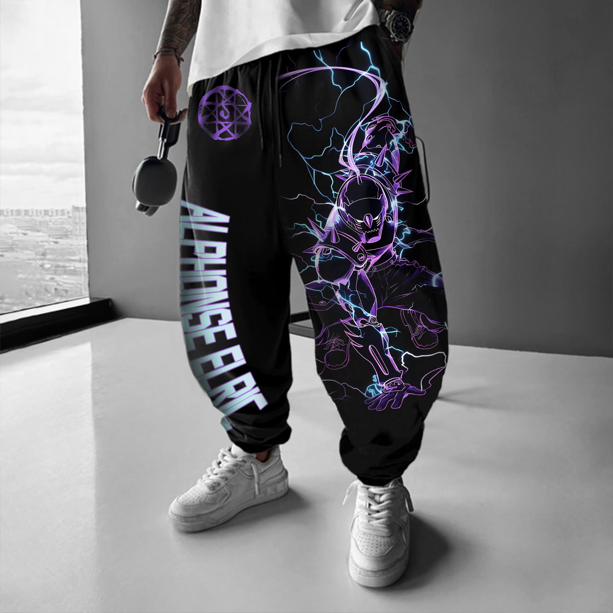Unisex  “Fullmetal Alchemist” Casual Anime Streetwear Pants