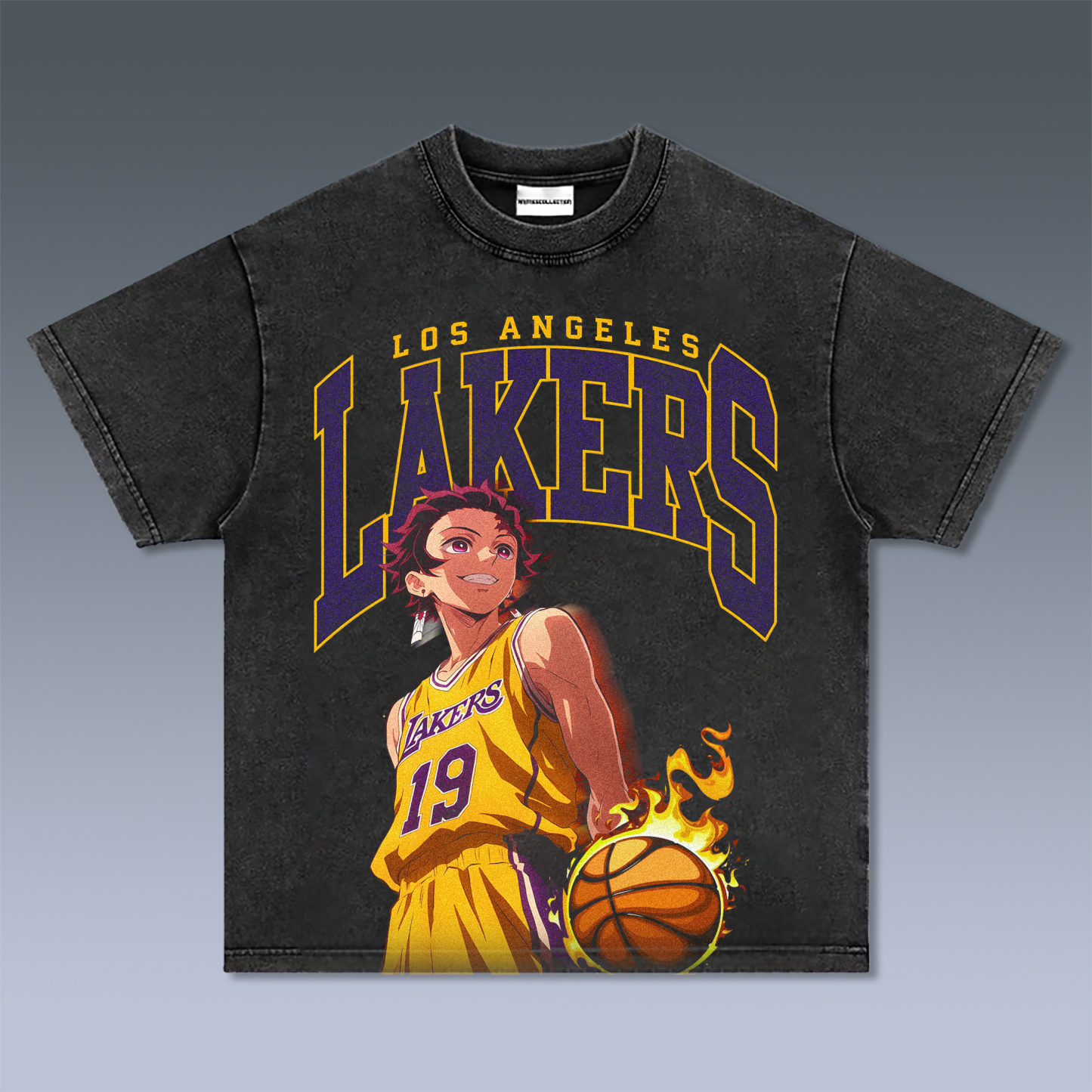 Unisex Vintage Tee丨 Lakers X One Piece Tee