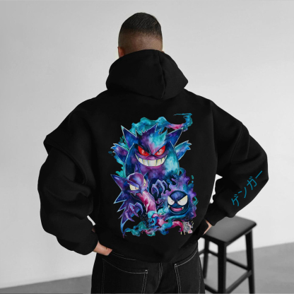 Unisex Anime Graphic Streetwear Vintage Hoodie