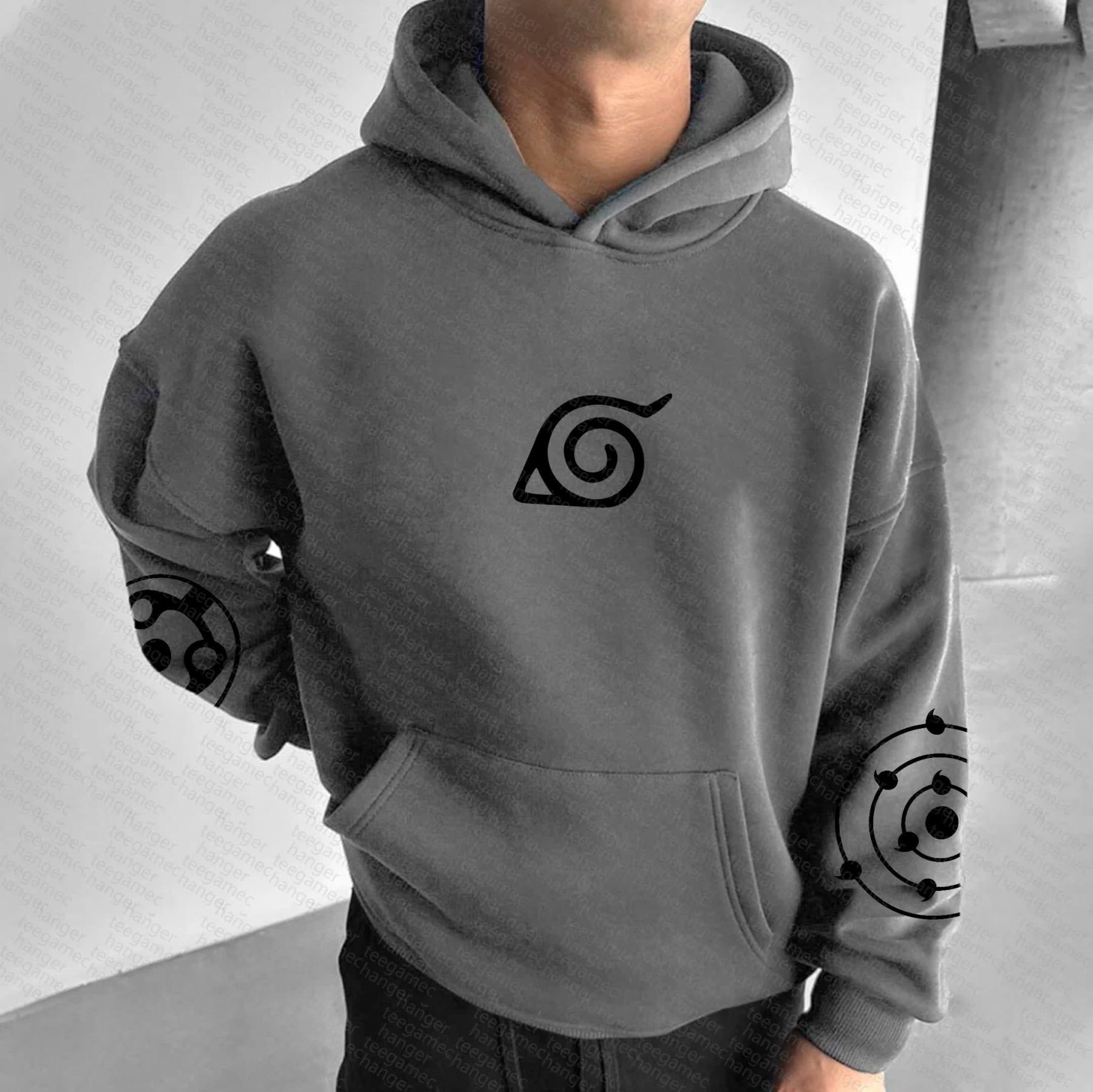 Unisex “NARUTO” Anime Graphic Streetwear Vintage Hoodie