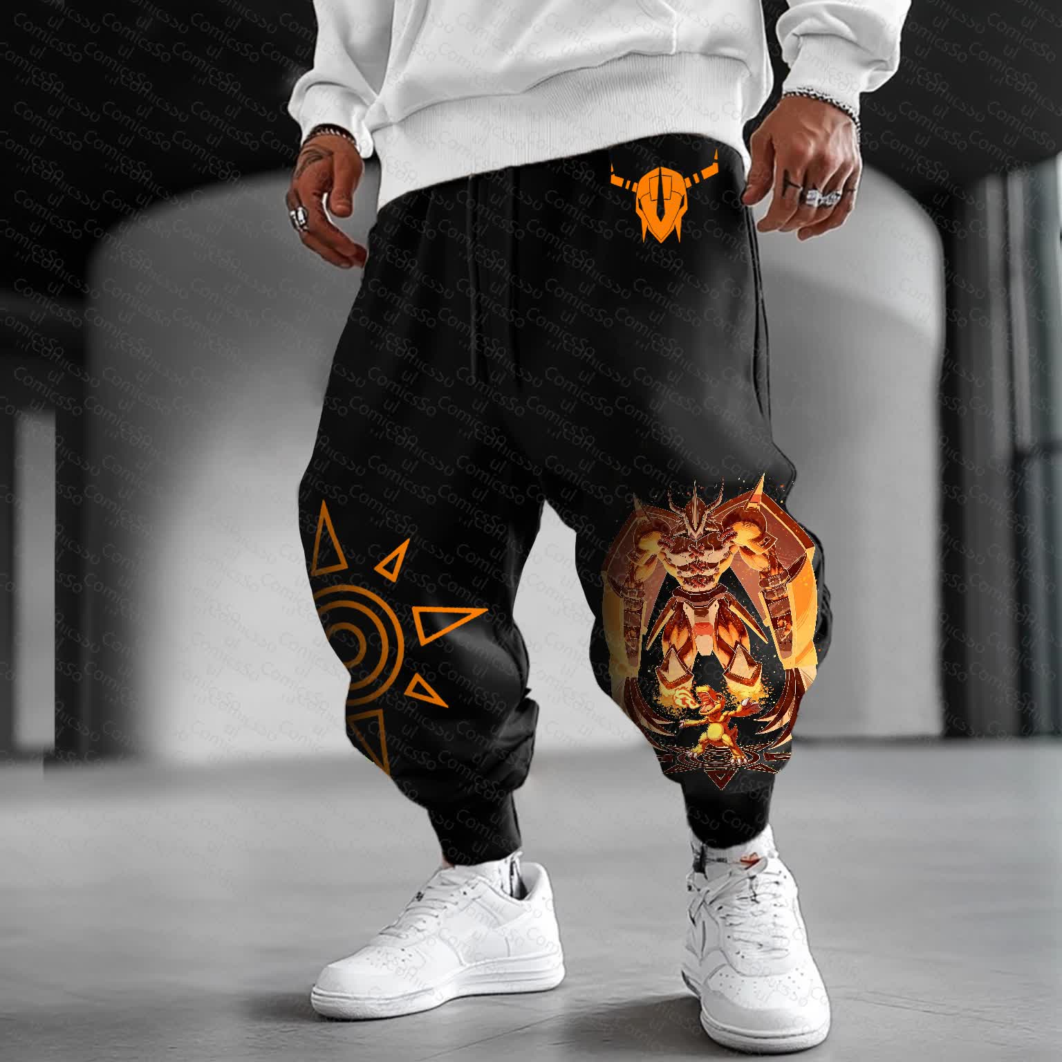 Unisex  “Digimon” Casual Anime Streetwear Pants